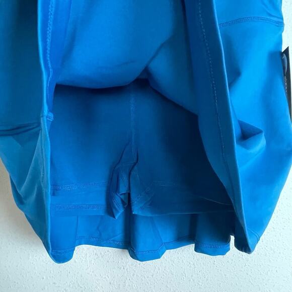 Bally Total Fitness Skirt Women's Size L Turquoise High Waist Skort NWT - Picture 6 of 6